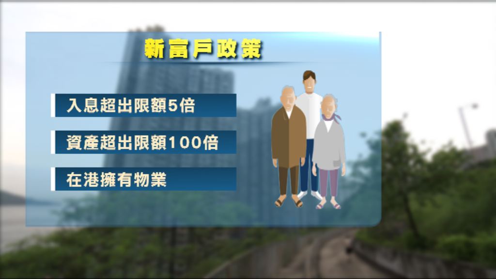 新公屋富戶政策十月起實施