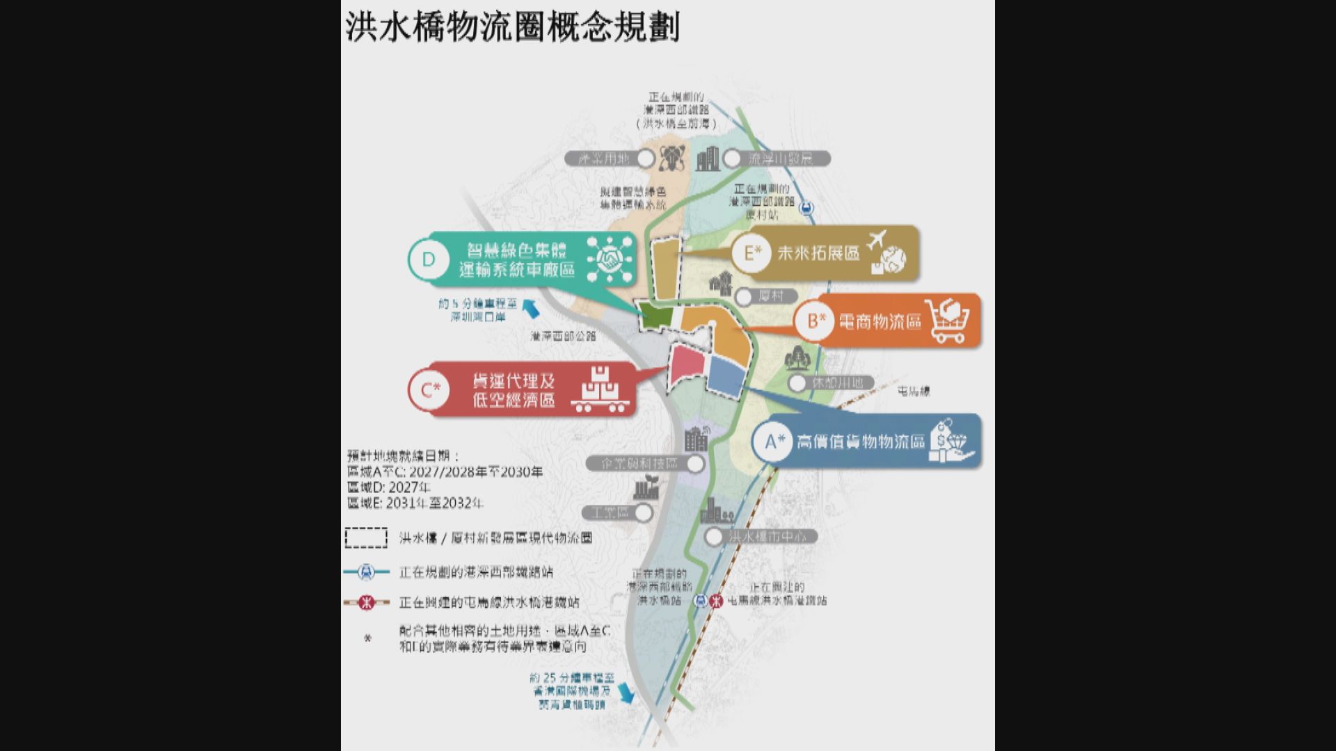洪水橋物流圈首五幅用地發展　邀業界提交意向書