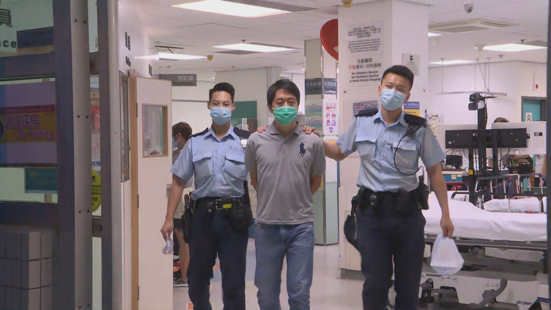 許智峯身體不適送往北區醫院治療