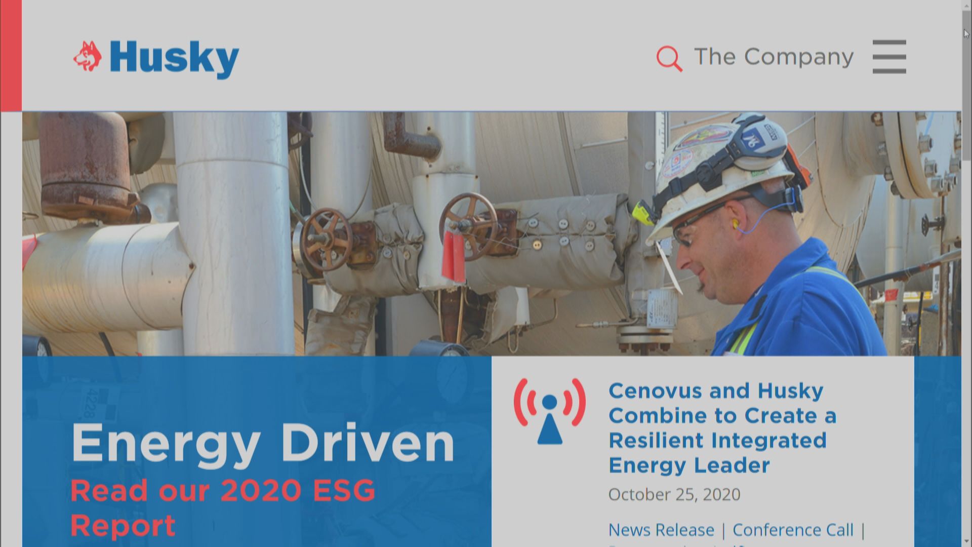 赫斯基能源與西諾沃能源訂立安排協議進行合併