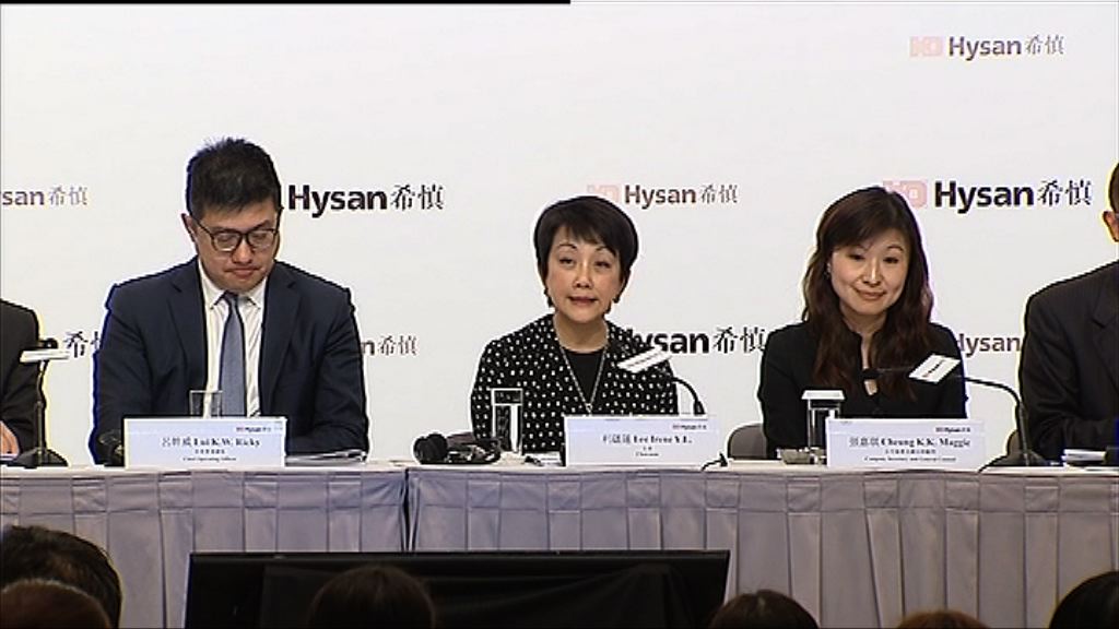 【銷售有增長】希慎：前景仍然審慎