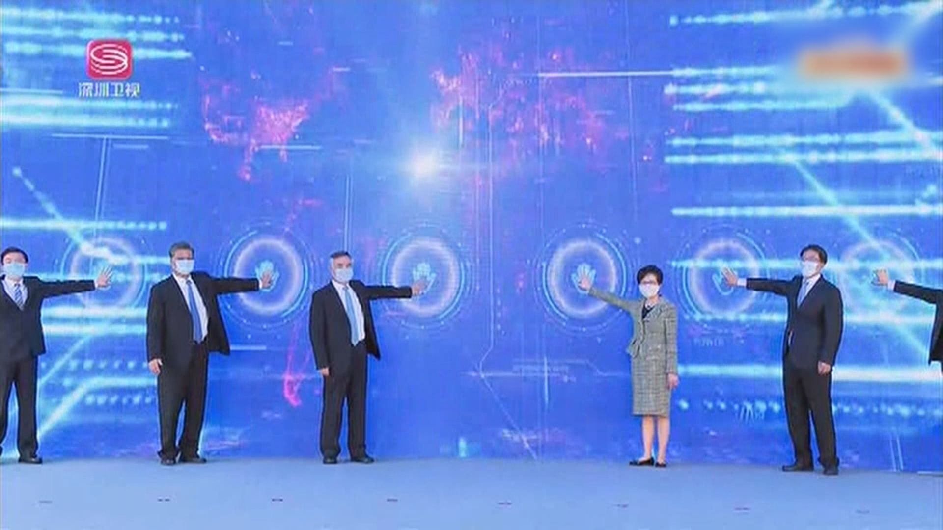 蓮塘香園圍口岸下午啟用貨運部分　當局舉行開通儀式