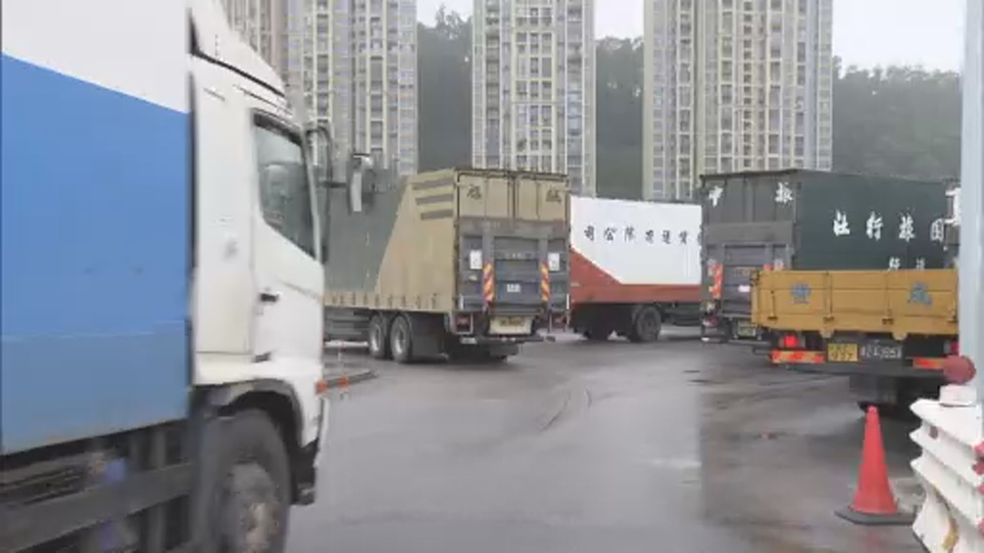 跨境貨車恢復點對點交收　廖振新：貨車架次回復到疫情前約一半