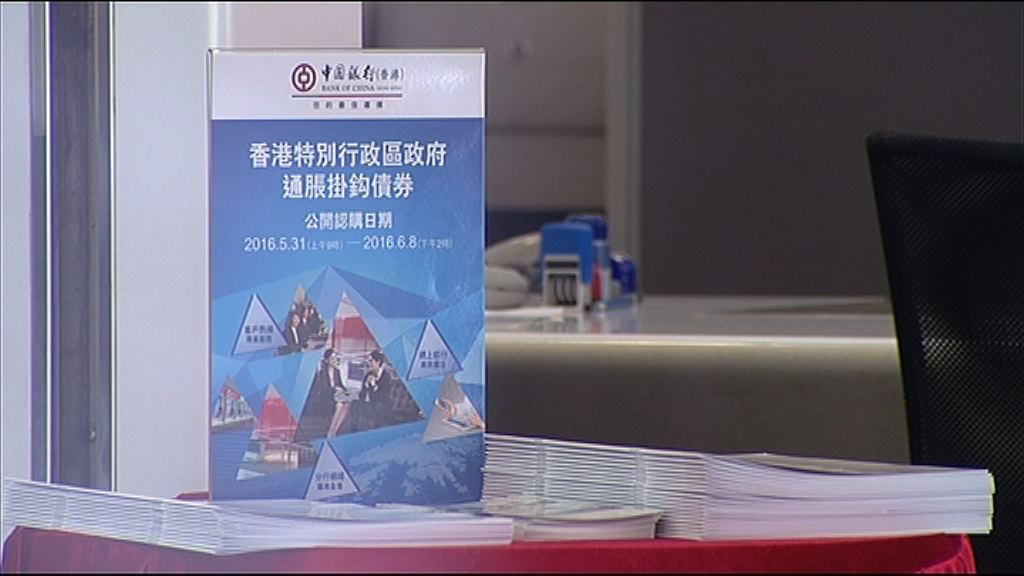 中銀：iBond認購人數跌逾10%