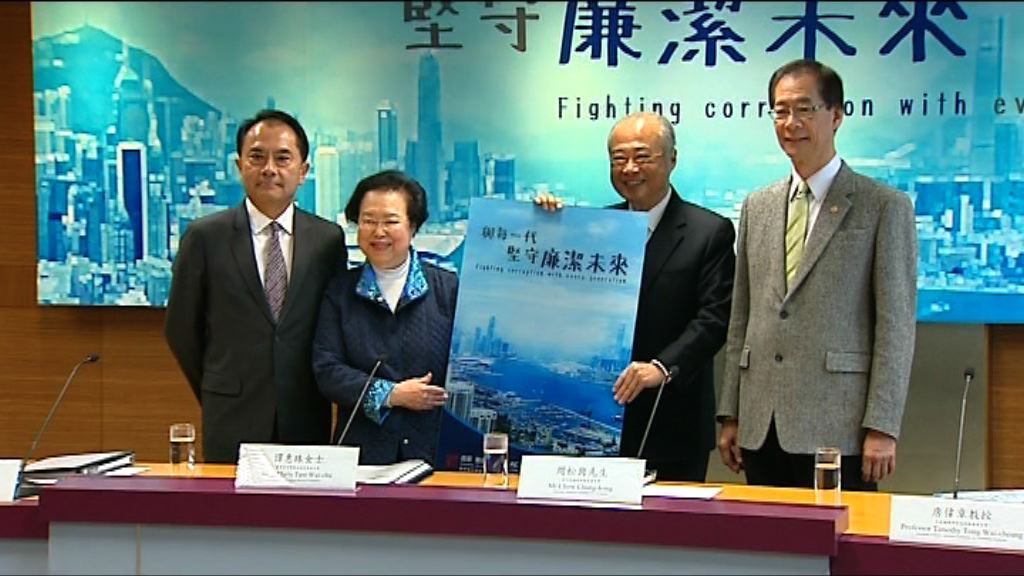 廉署接獲貪污投訴較去年少