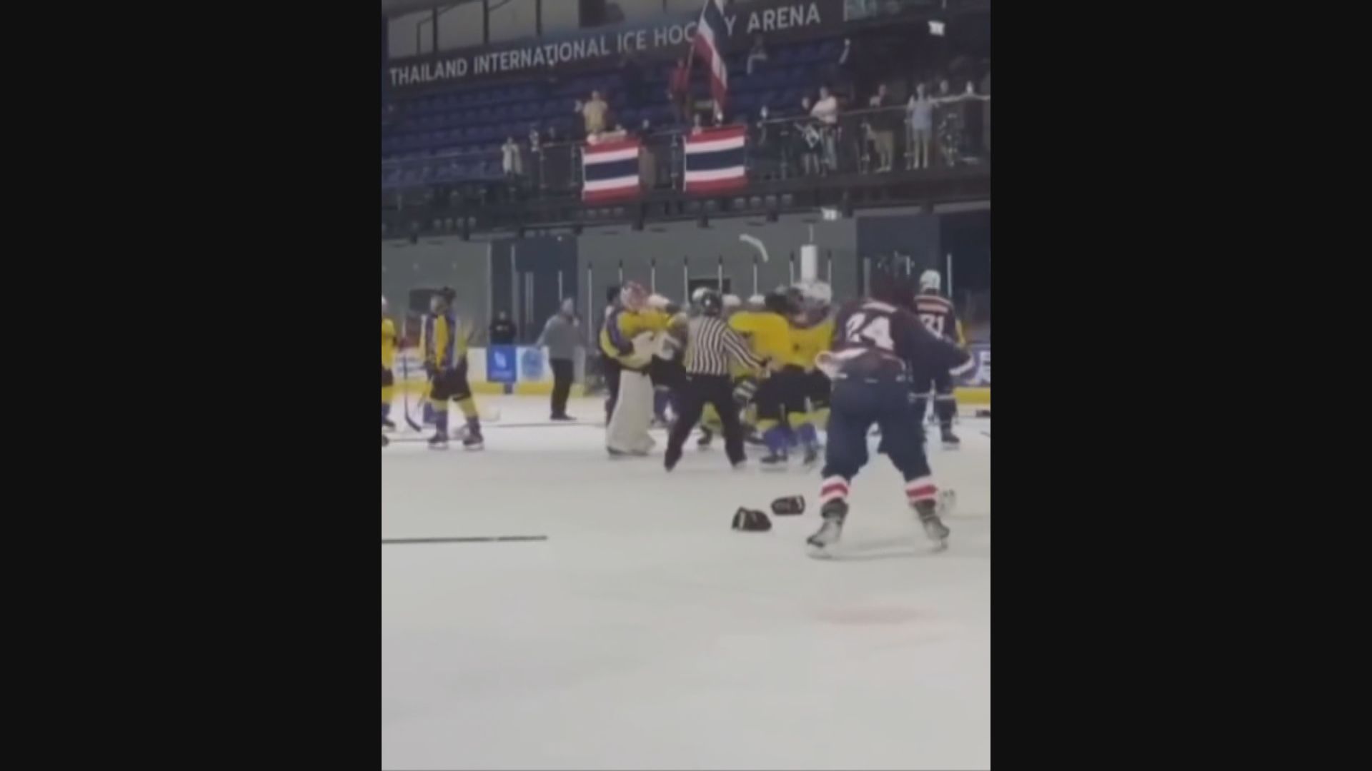 U18港泰冰球賽後疑爆肢體衝突 冰協：將懲處及警告涉事球員