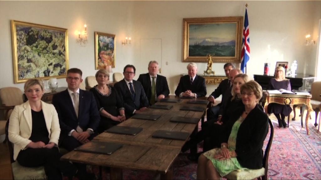 約翰松正式接任冰島總理