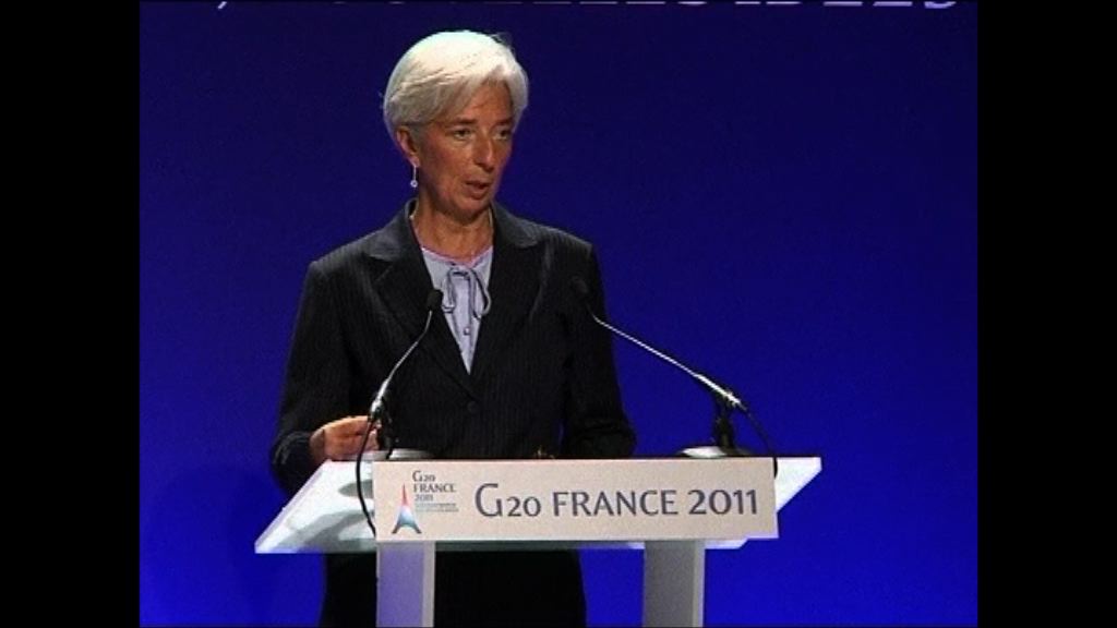 拉加德料IMF下周降全球經濟增長預測