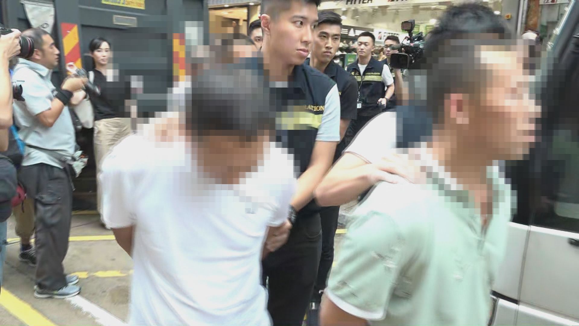 入境處旺角拘五名內地黑工