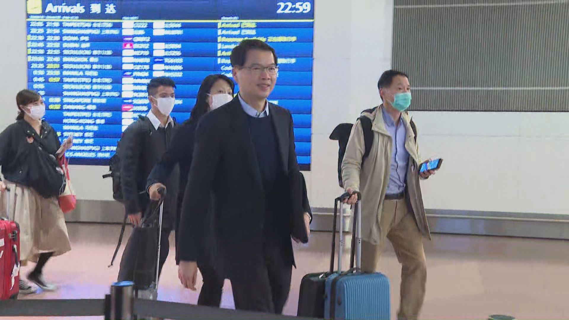 政府特遣隊抵日籌備包機撤離行動