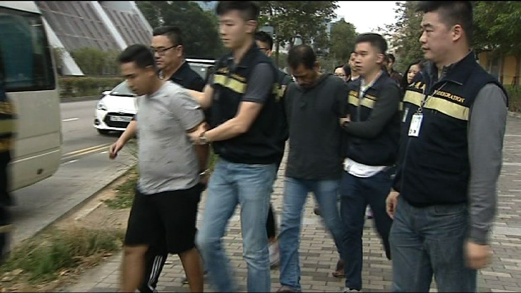 入境處三日拘25名非法勞工