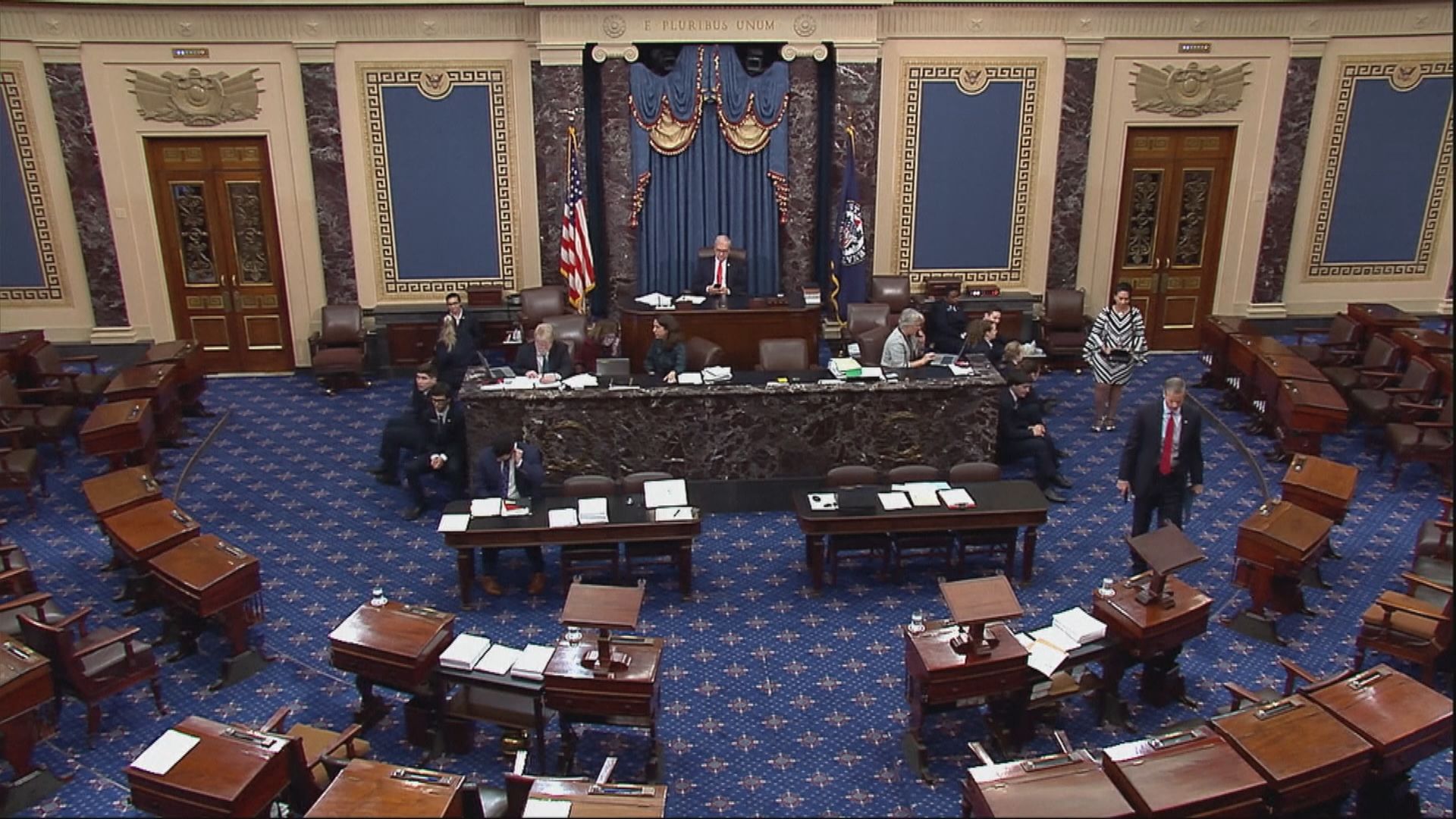 參議院多數黨領袖決定彈劾審訊流程