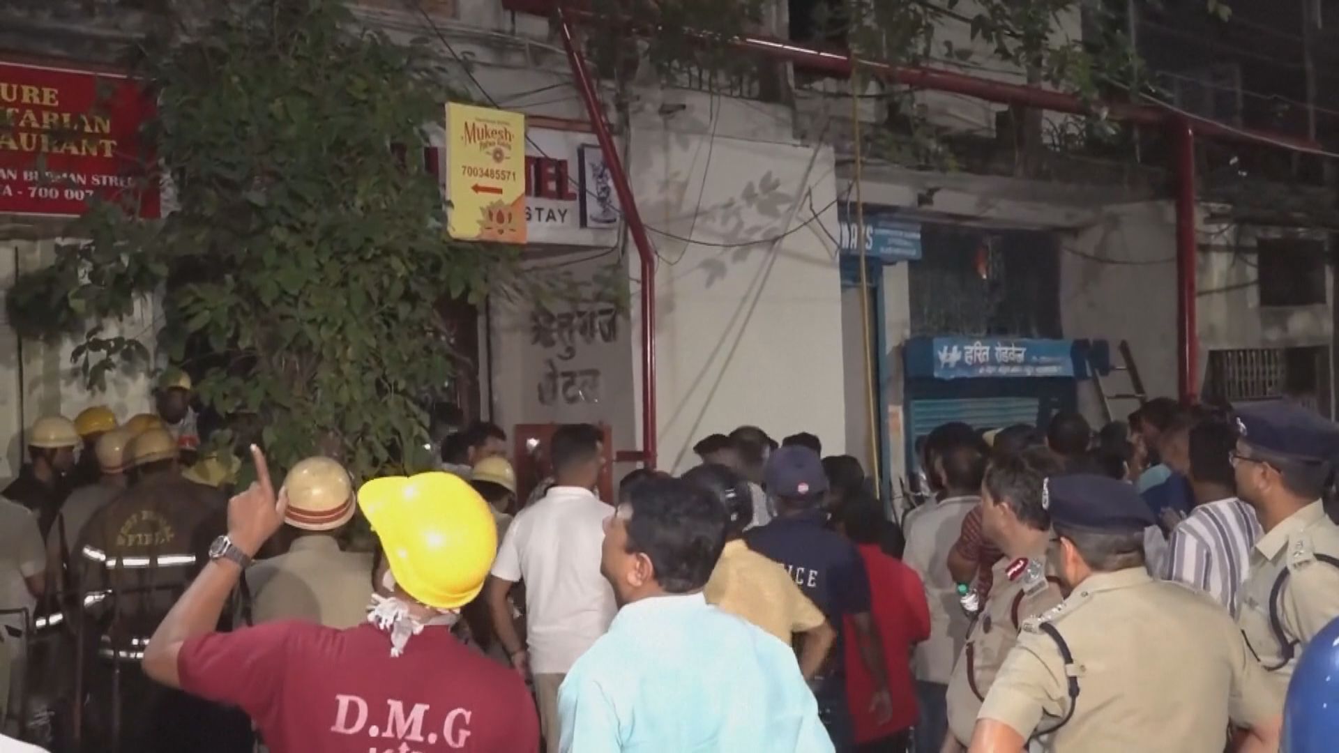 印度加爾各答一間酒店發生火災　至少14死