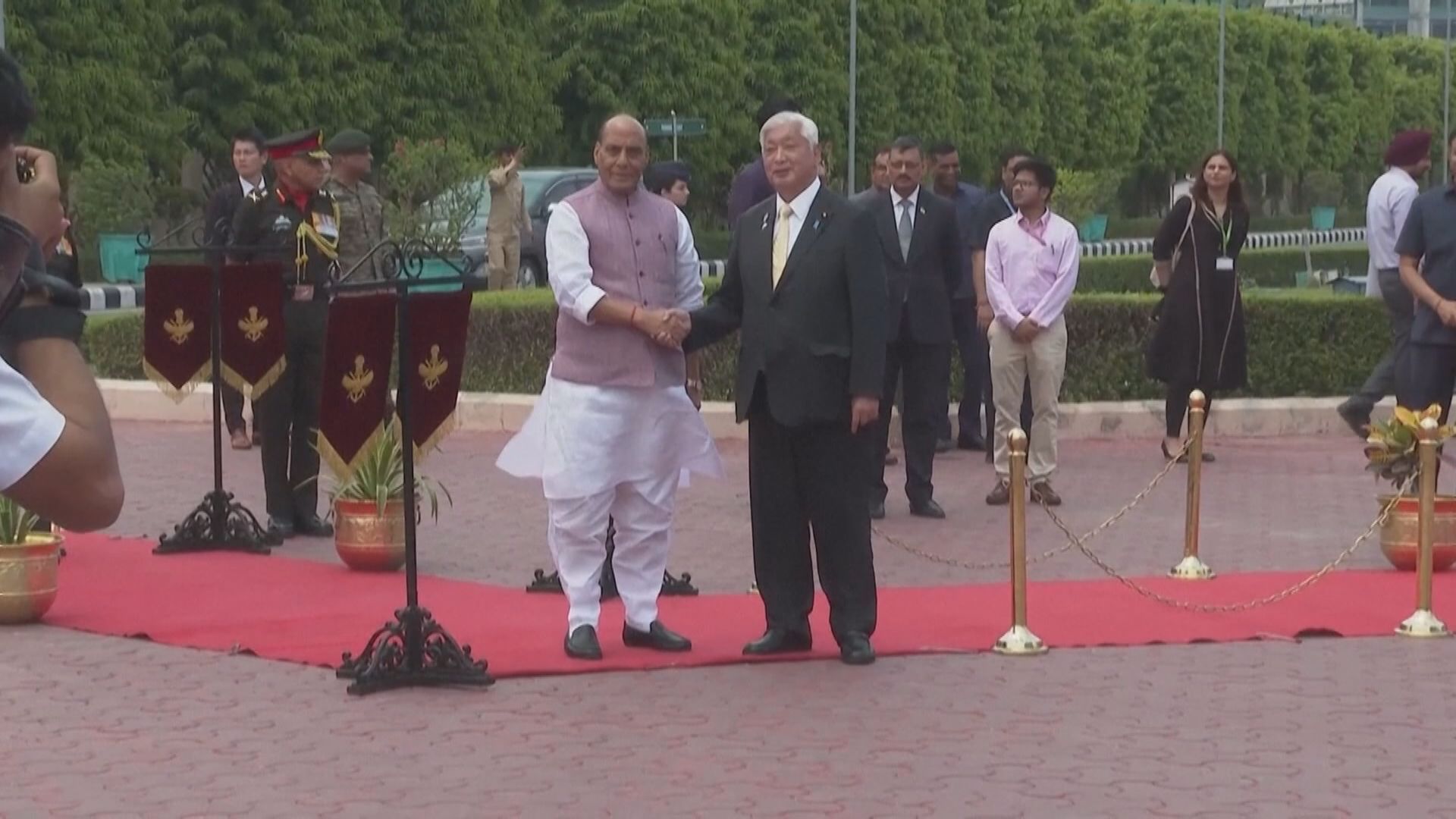 日印防長舉行會談　探討區域和國際安全局勢