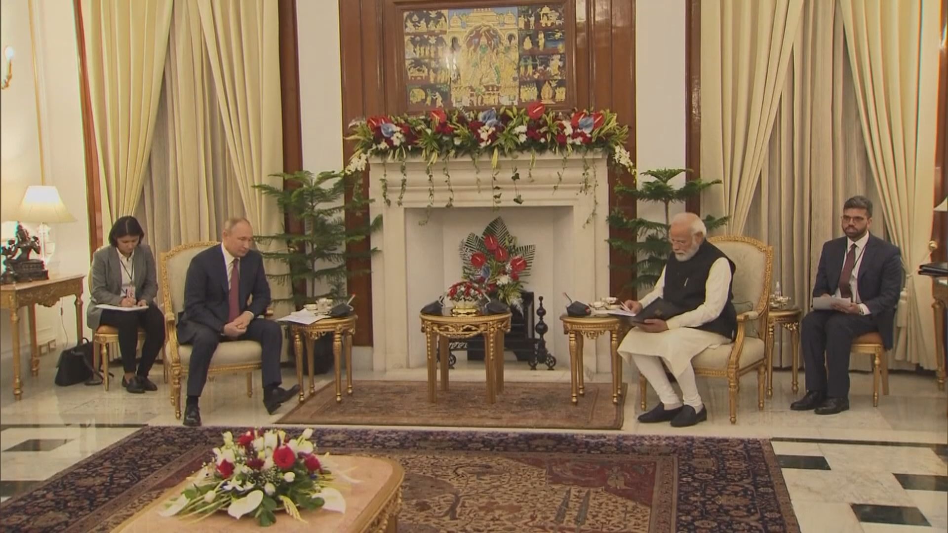 普京訪印度晤莫迪