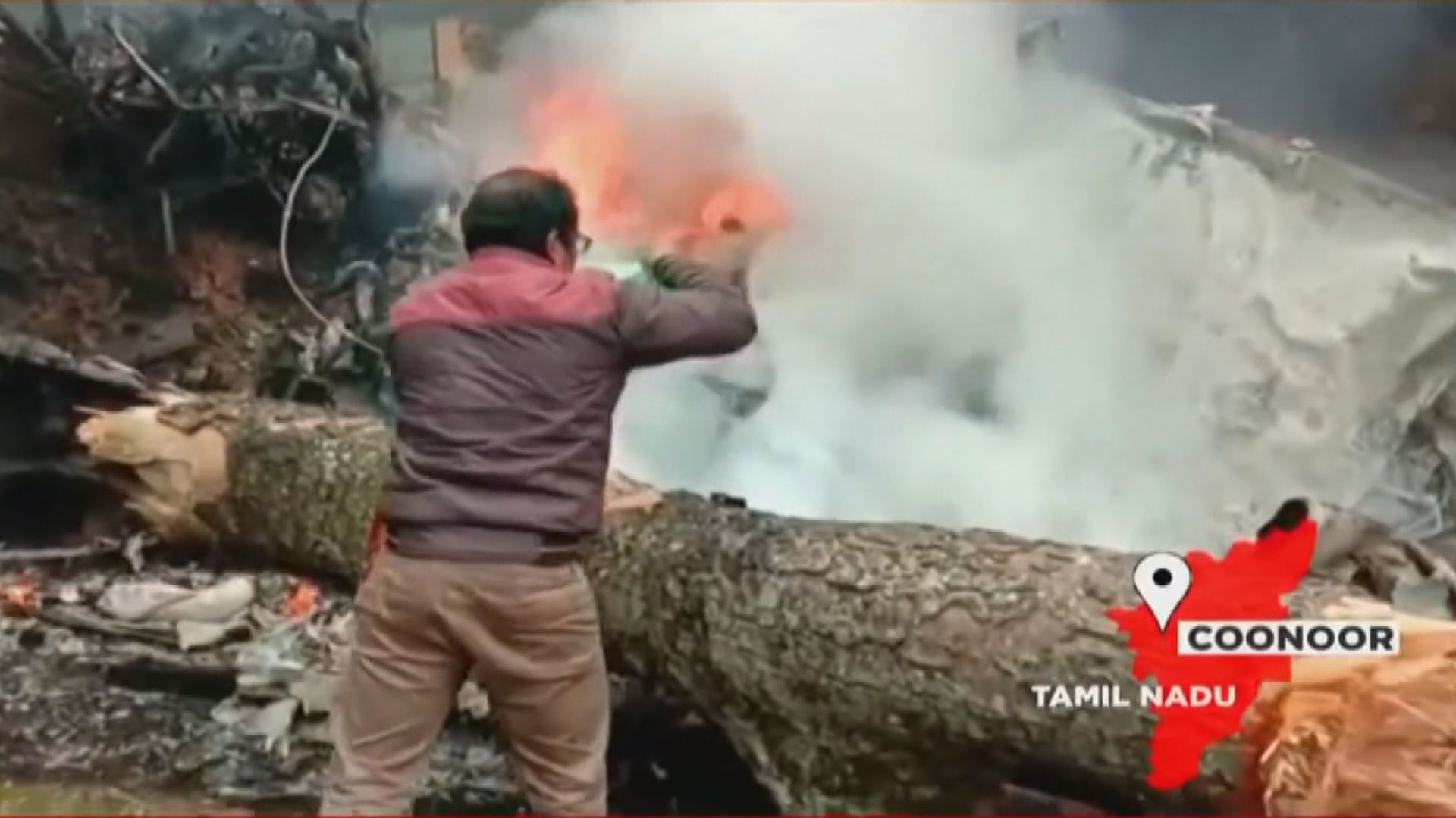 印度國防參謀長所乘軍機墜毀13死　死者身份未明