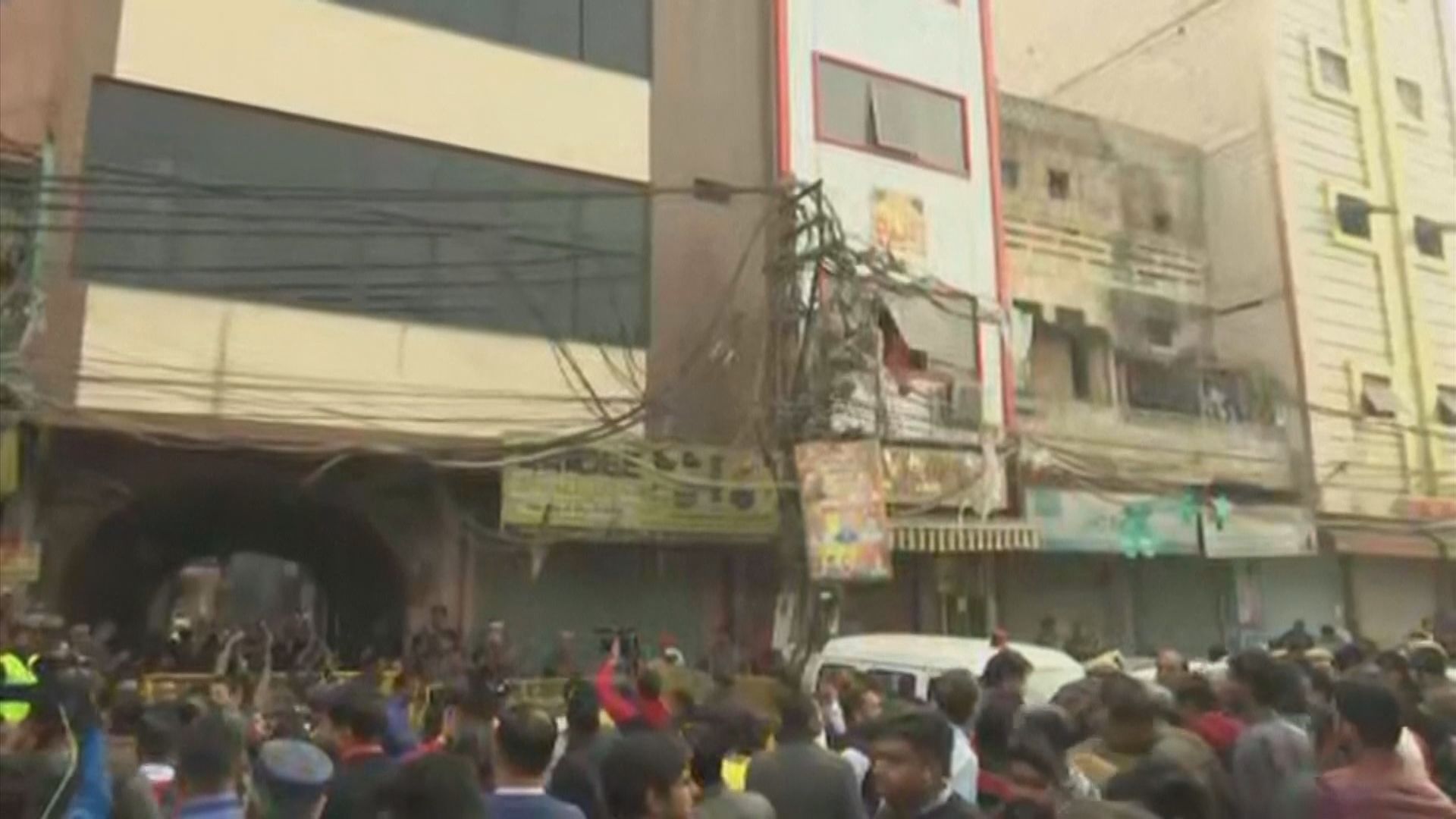 印度新德里工廠大火釀43死