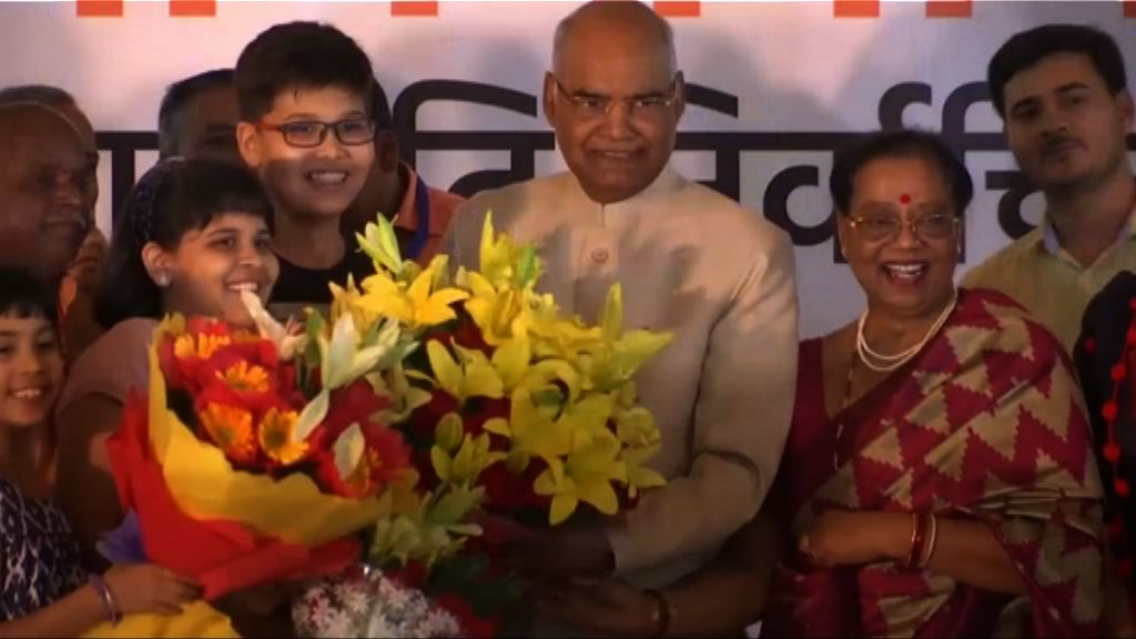 賤民階層出身候選人當選印度總統