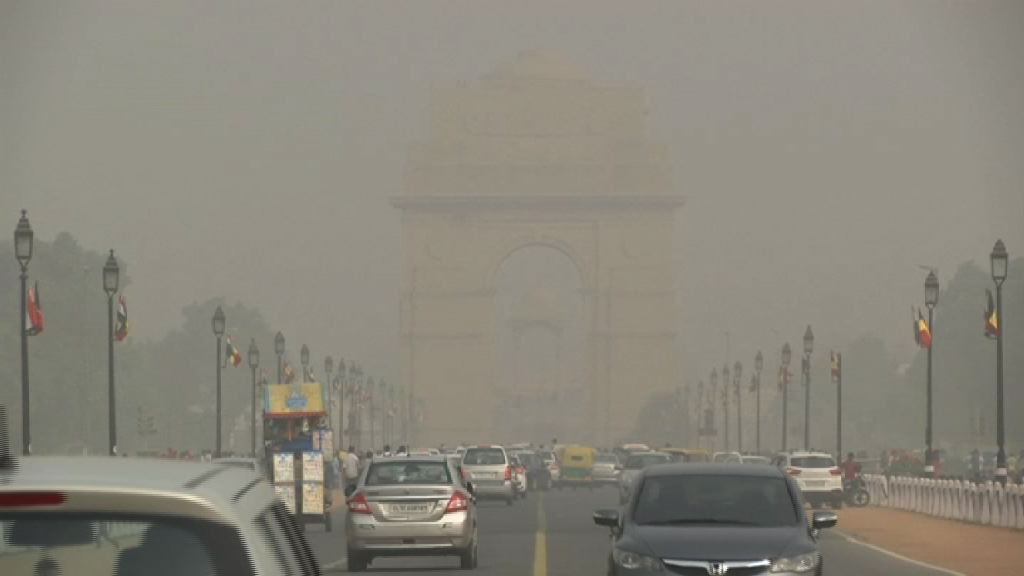 新德里空污嚴重　禁大型車輛駛入