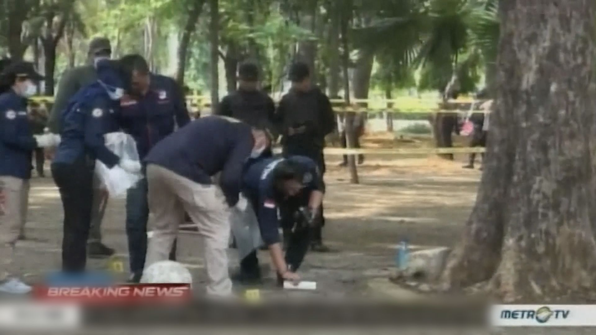 印尼總統府附近一個公園爆炸兩士兵傷