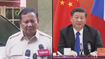 印尼總統當選人普拉博沃周日起訪華三天