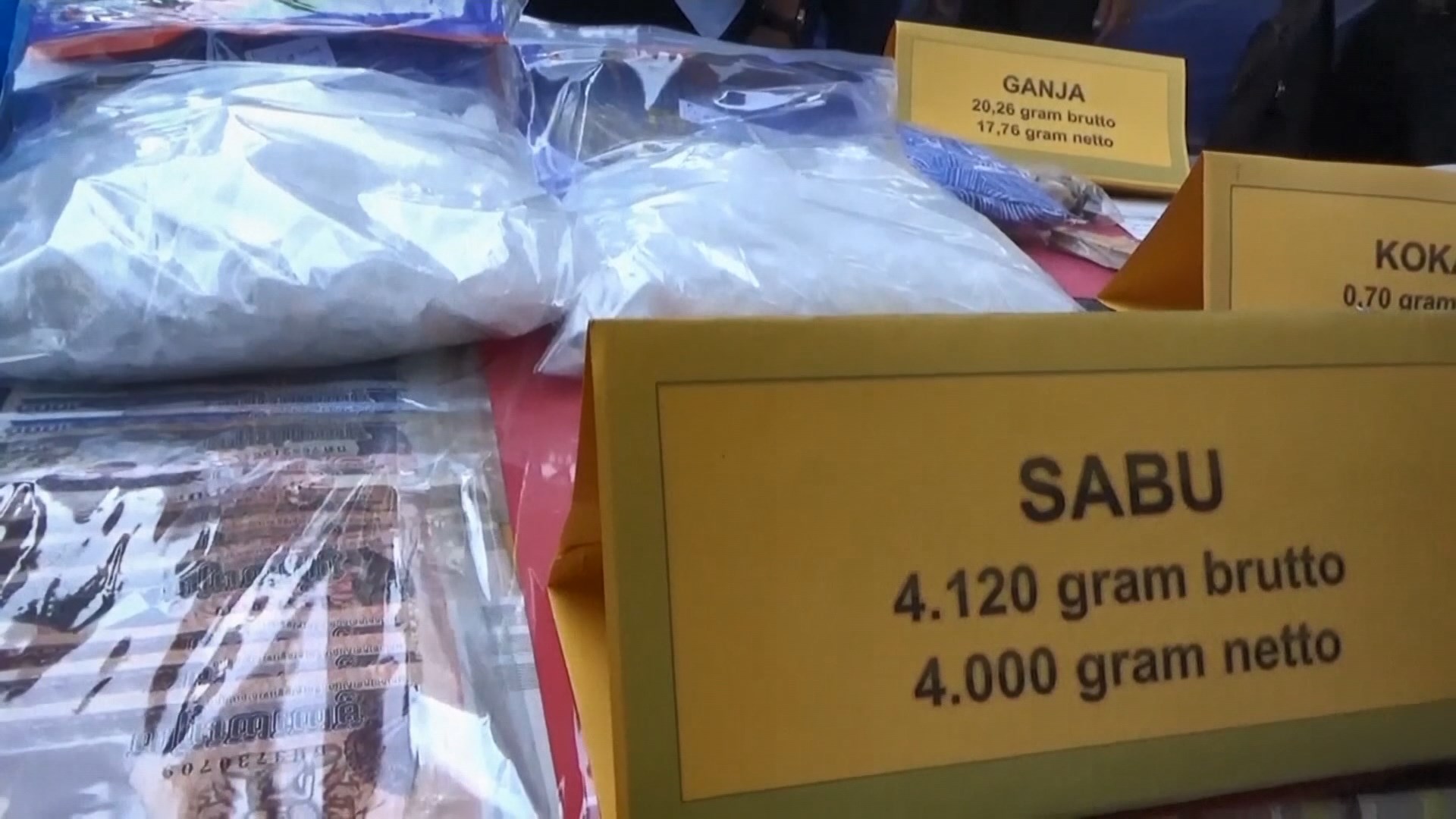 印尼拘六人涉走私毒品包括兩名港人