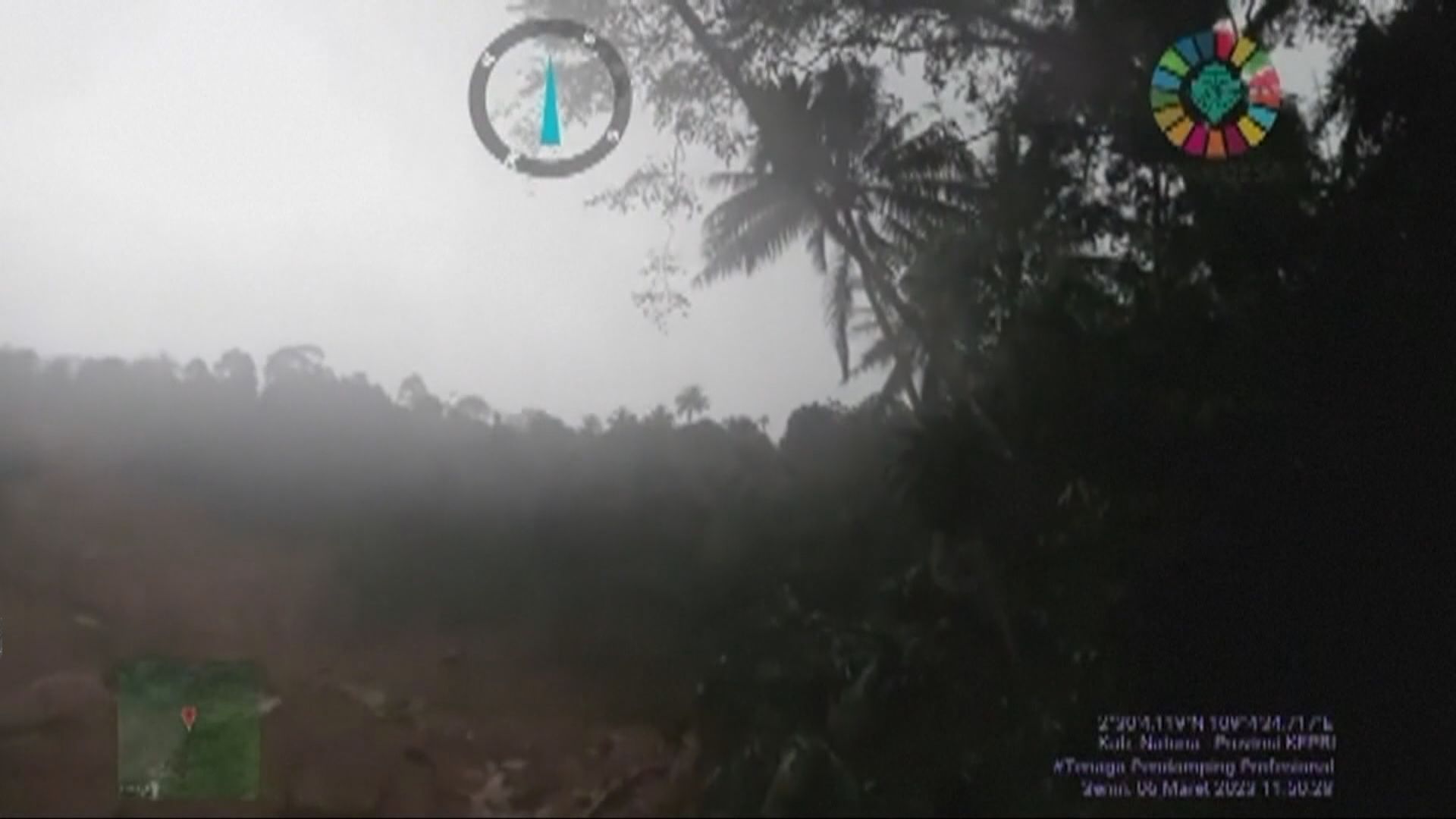 印尼塞拉桑島山泥傾瀉　至少11人死亡