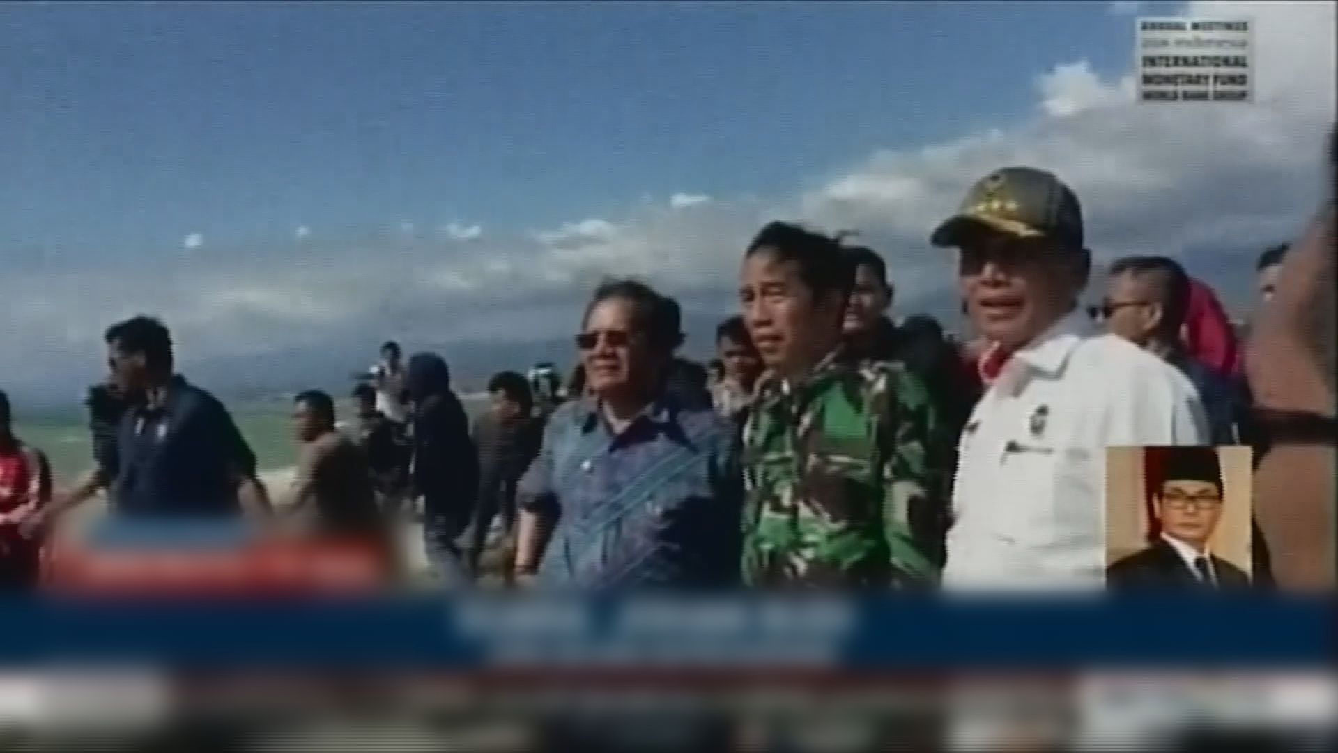 佐科維多多抵帕盧視察災情