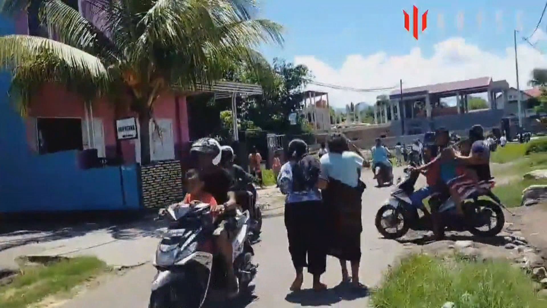 印尼發生逾7級地震　一度發出海嘯警報