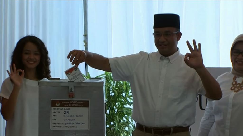 雅加達省長選舉結束　正點票