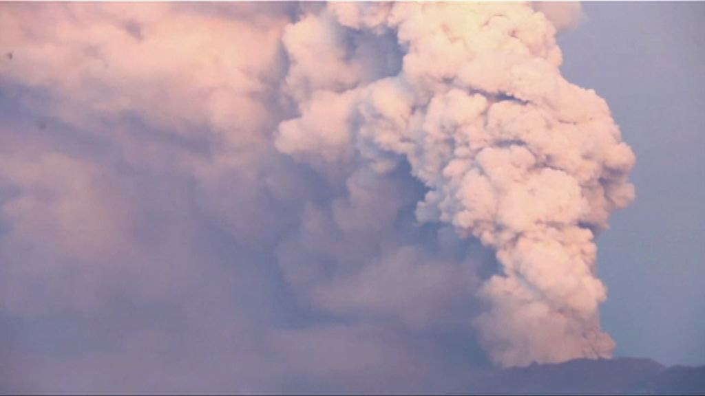 受火山灰影響　峇里機場繼續關閉