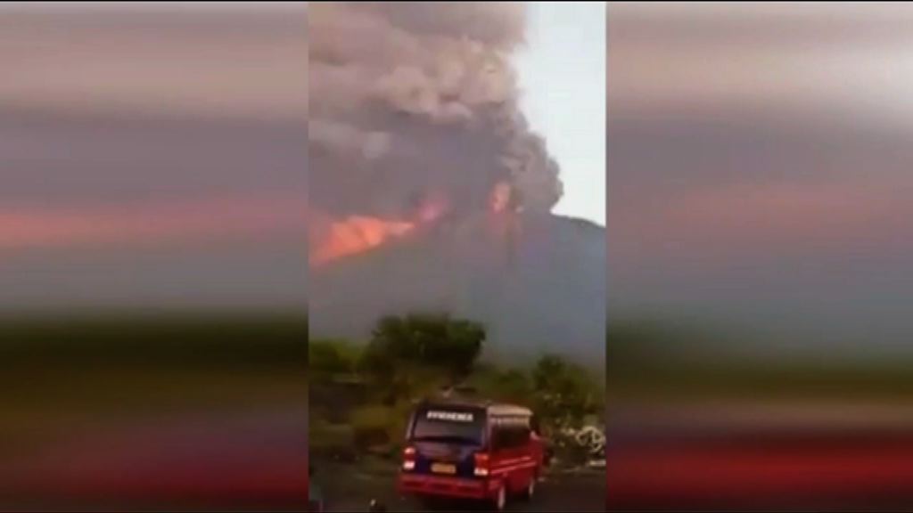印尼阿貢火山或大規模噴發　約四萬居民撤走