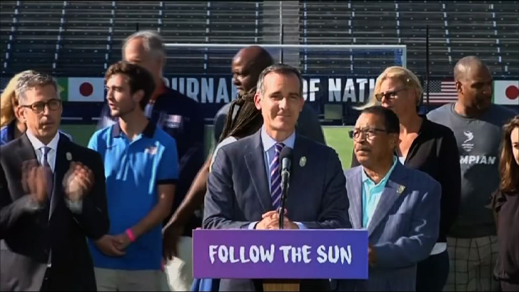 洛杉磯將主辦2028年奧運會