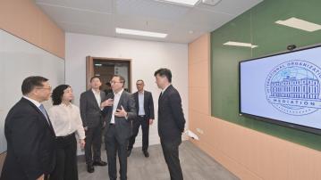 國際調解院總部大樓完工　林定國崔建春參觀