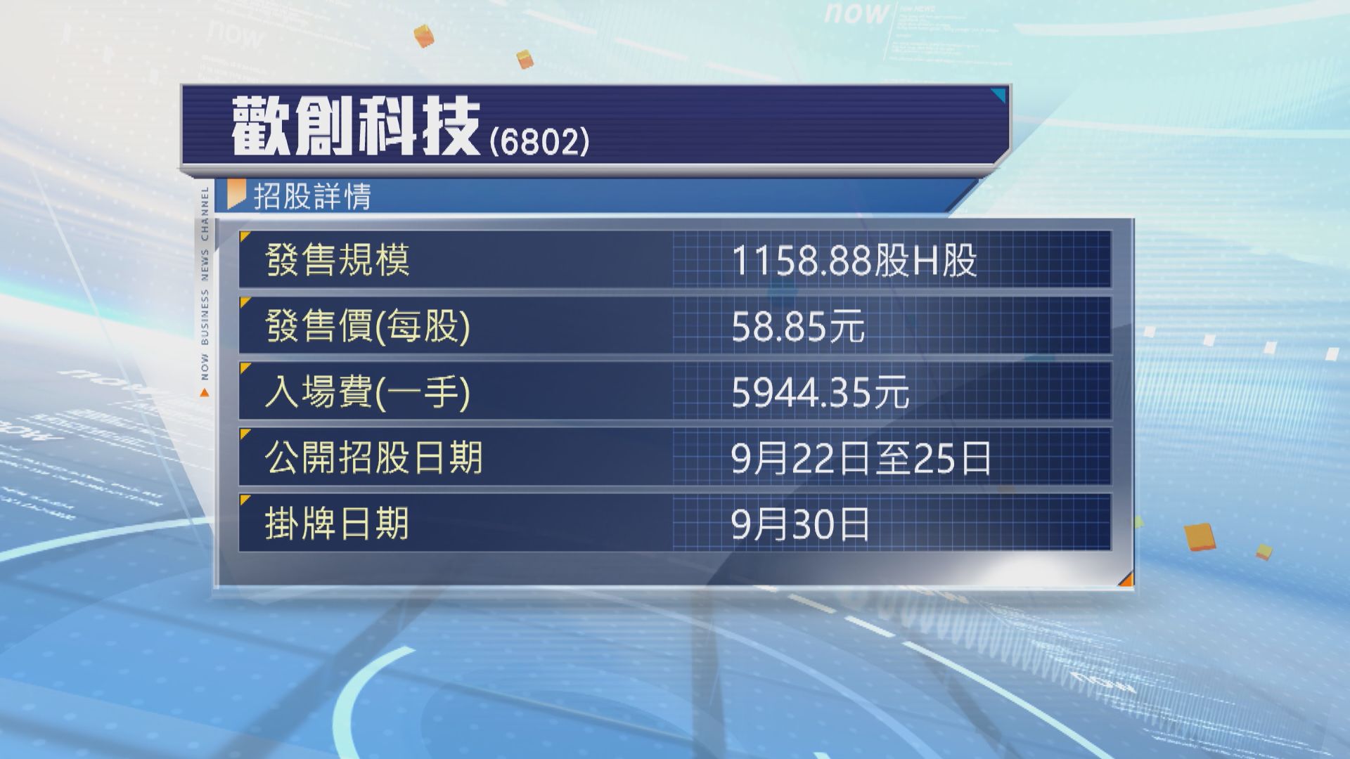 掃地機器人零件供應商歡創科技招股