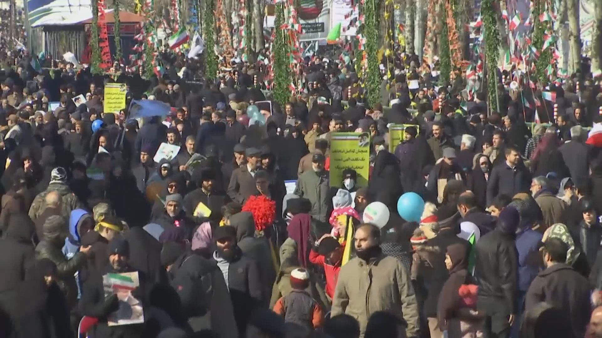 伊朗大型集會紀念伊斯蘭革命勝利