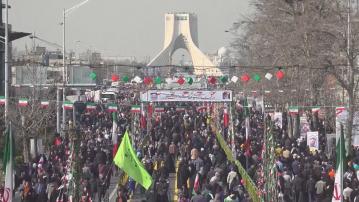 伊朗紀念伊斯蘭革命45周年 總統萊希促孤立以色列