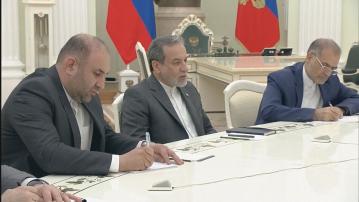 以伊衝突｜伊朗外長訪俄　獲普京承諾為伊朗人民提供協助