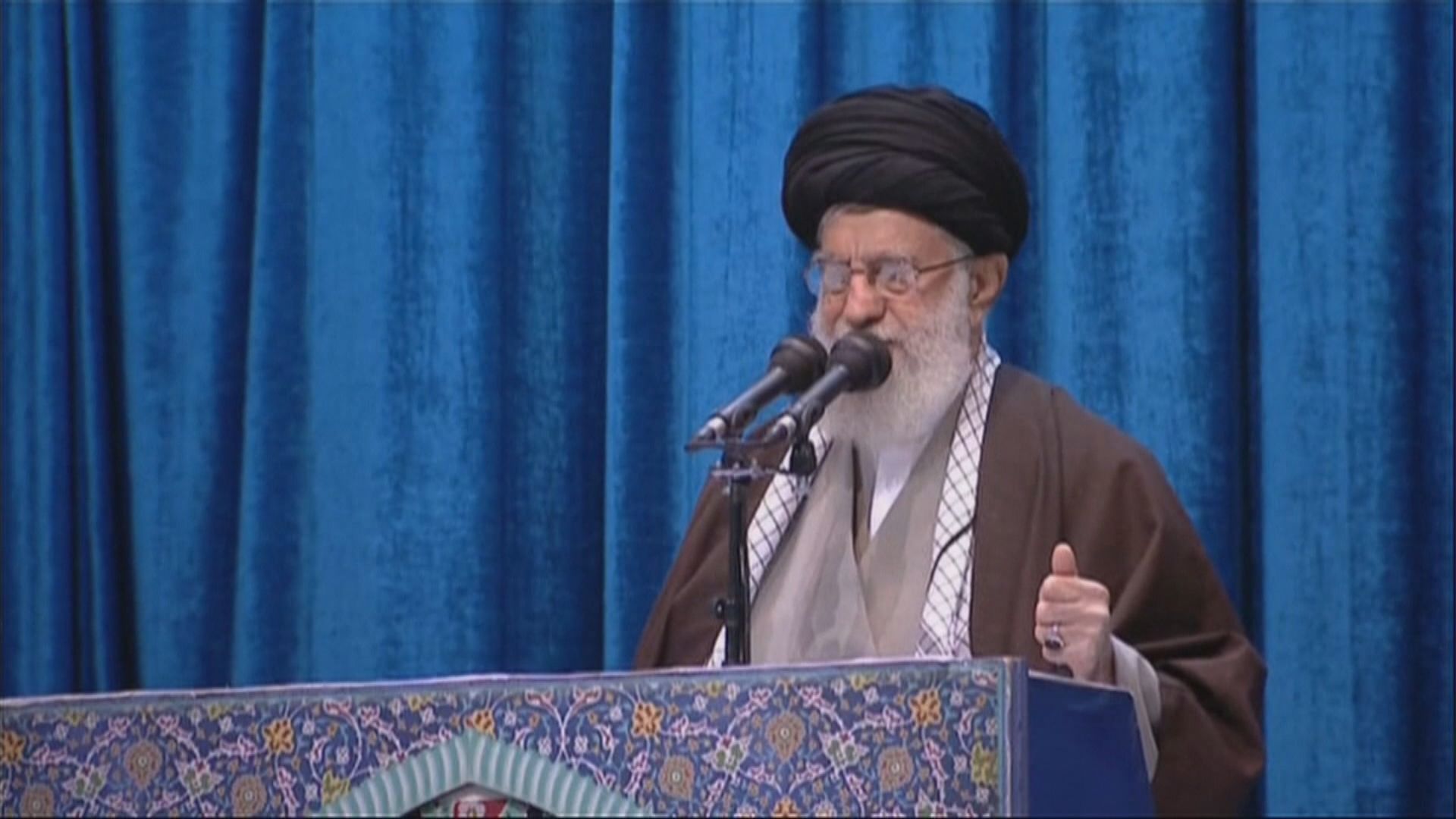 伊朗最高領袖稱導彈攻擊已摧毀美國形象