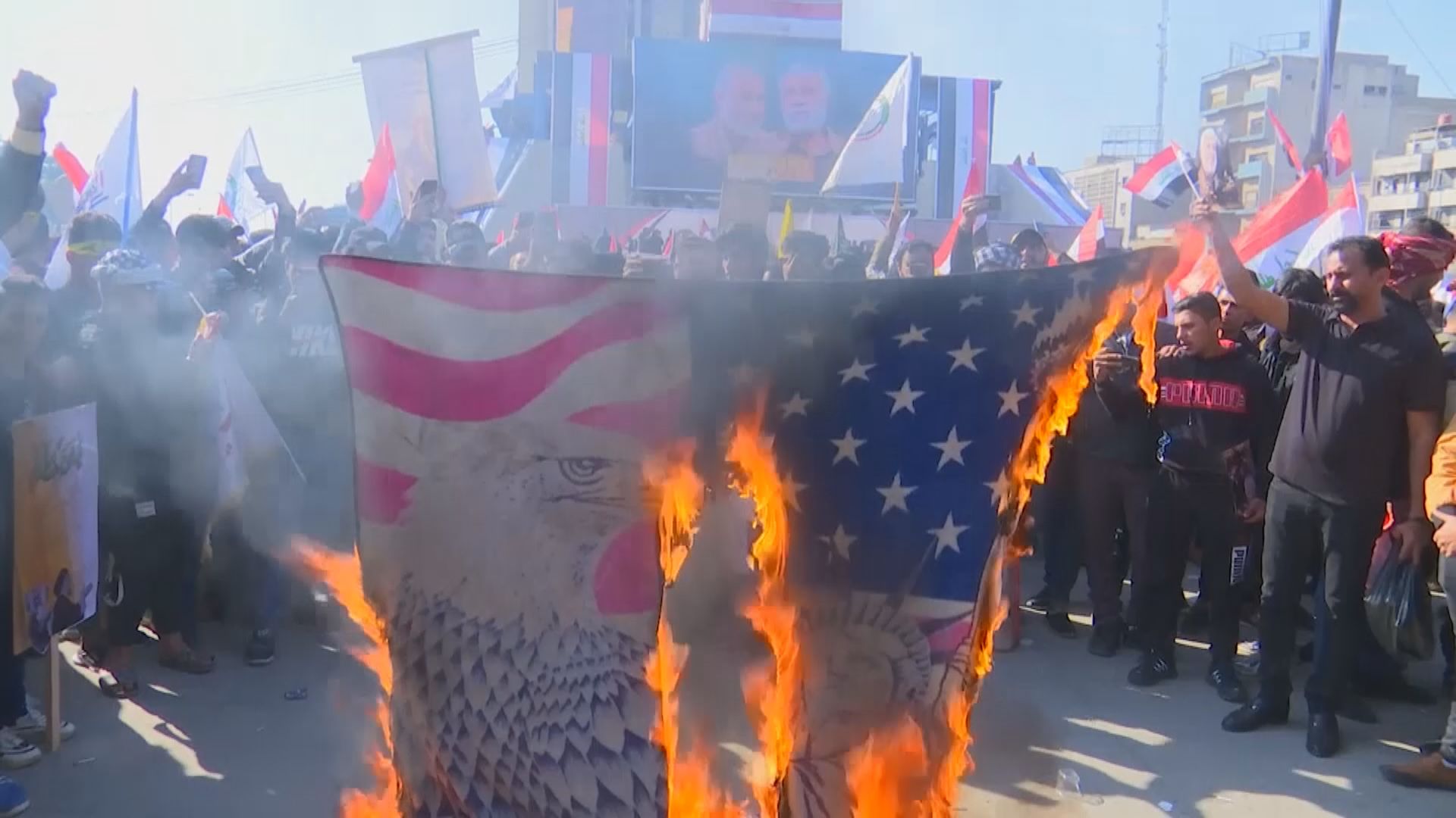 伊拉克民眾紀念索萊馬尼被殺一周年　伊朗重申將會報復