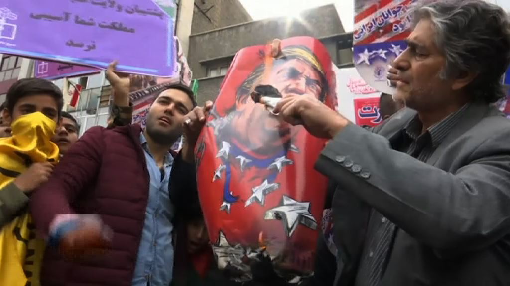 美國使館人質危機38周年　伊朗有反美示威