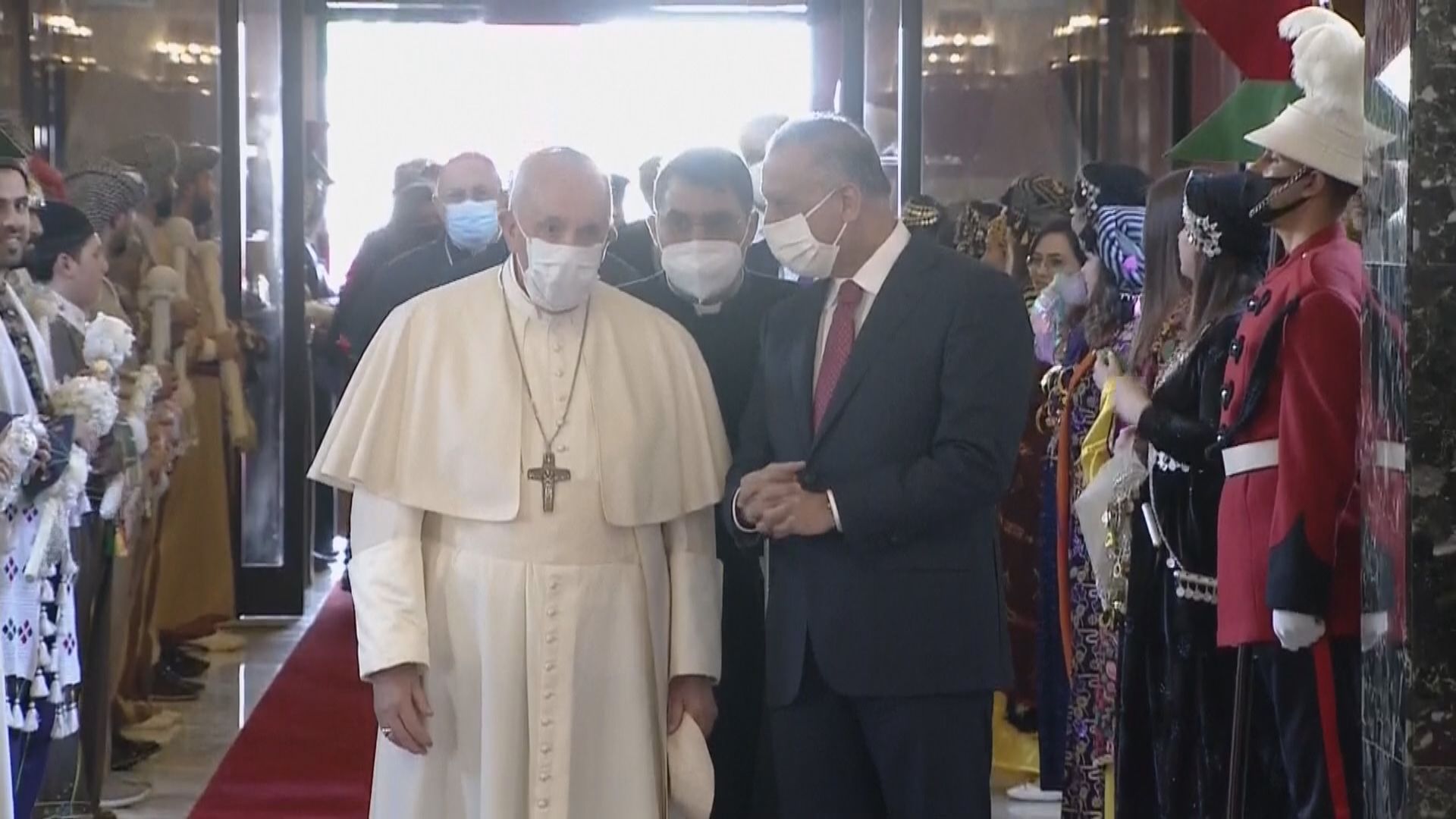 教宗方濟各抵達巴格達訪問