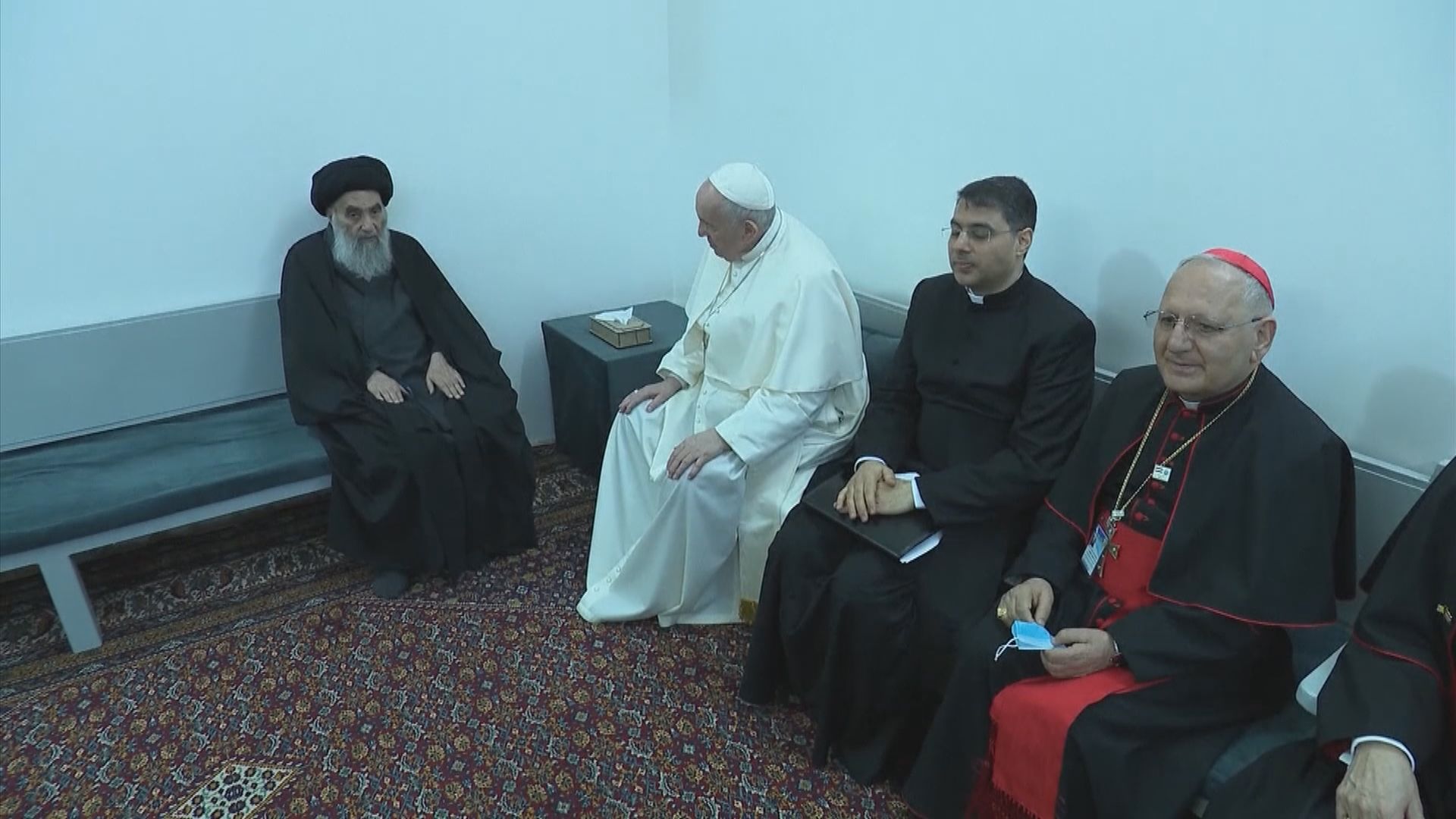 教宗與伊拉克什葉派最高領袖會面
