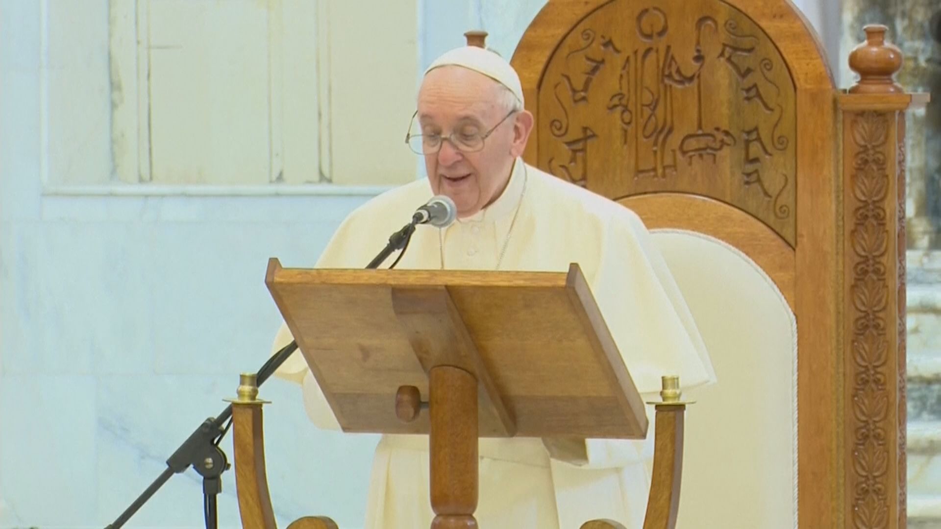 教宗抵摩蘇爾為戰爭死難者祈禱