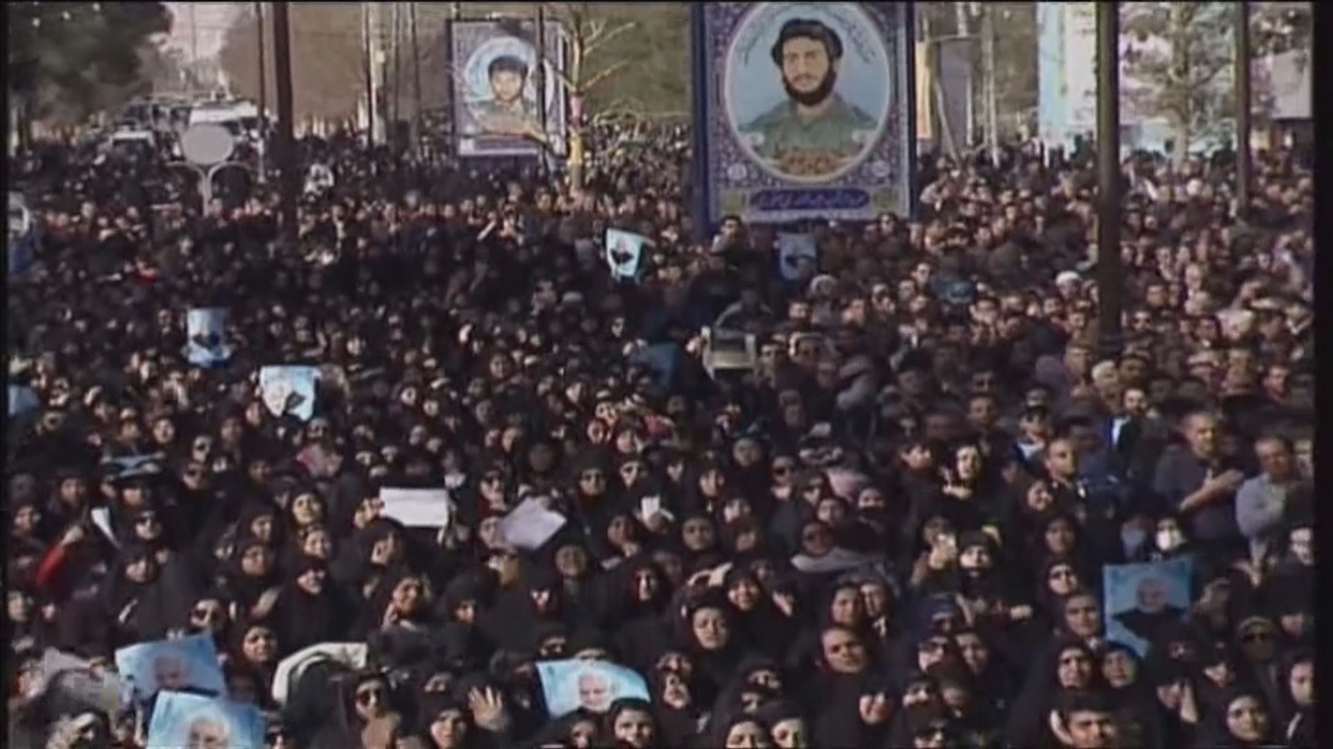 伊朗悼遭美軍空襲殺害革命衛隊將領