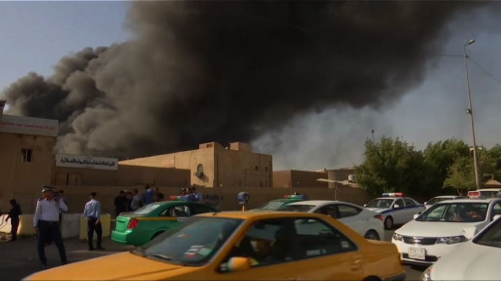 伊拉克儲存待重點選票倉庫發生大火