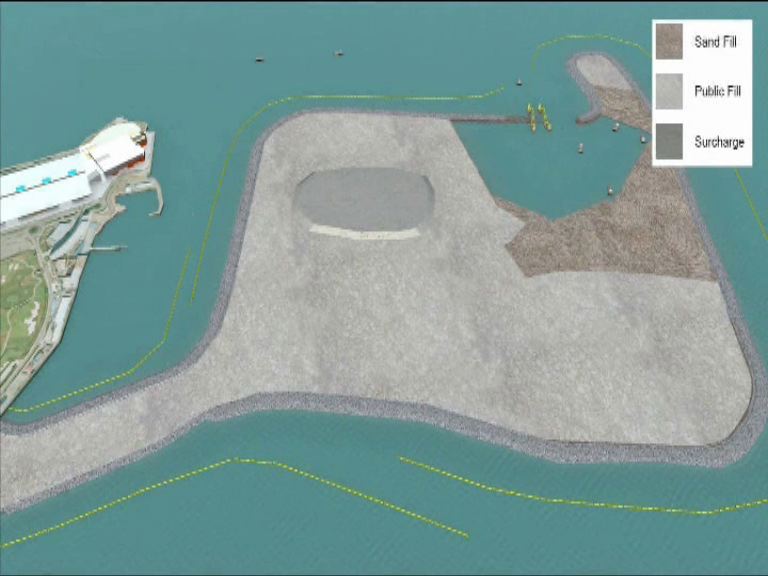 路政署：人工島移位屬普遍