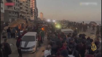 以軍被指向等待人道物資巴人開火 拜登指事件令停火和談變得複雜