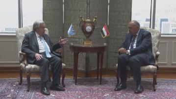 古特雷斯再次呼籲立即實現人道停火並容許更多物資進入加沙