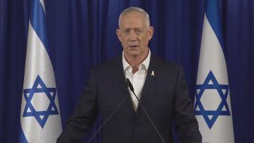 甘茨要求以色列戰時內閣制定新加沙戰後方案否則退出緊急聯合政府